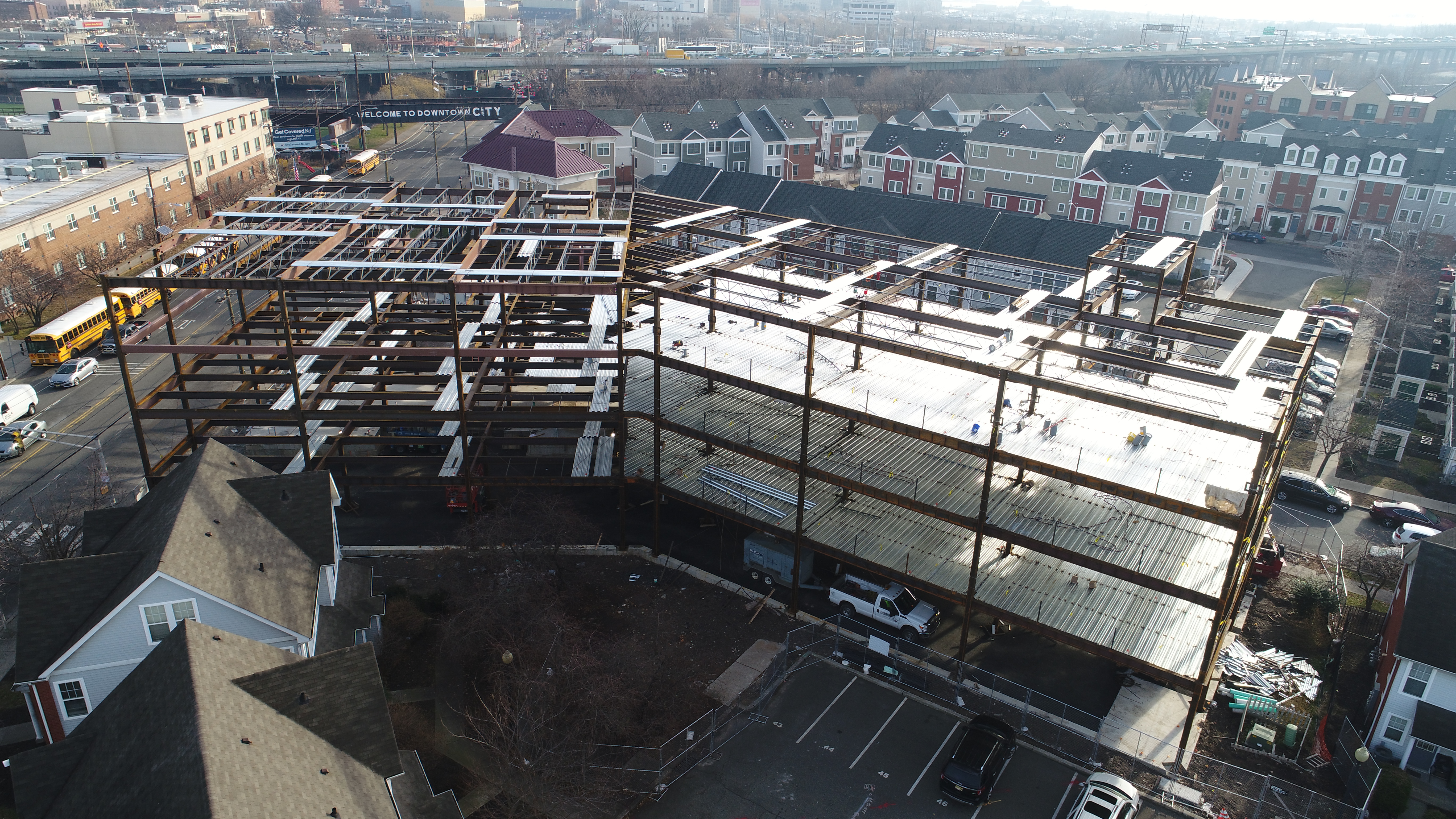 Steel structure background 2